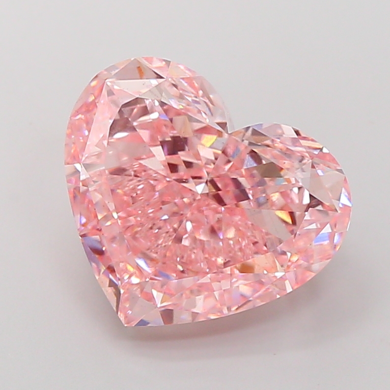 10.05 ct Heart, Fancy Intense Pink VS2 IGI CVD