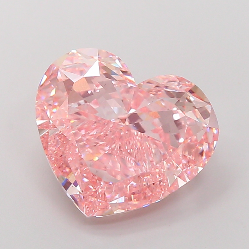 10.02 ct Heart Fancy Vivid Pink Lab-Grown Diamond