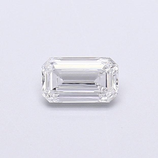 Actual 0.29 carat E Emerald lab-grown diamond