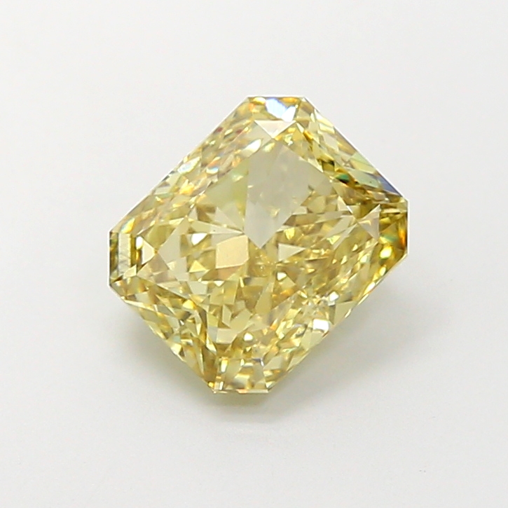 5.02 ct Radiant Fancy Intense Yellow Lab-Grown Diamond