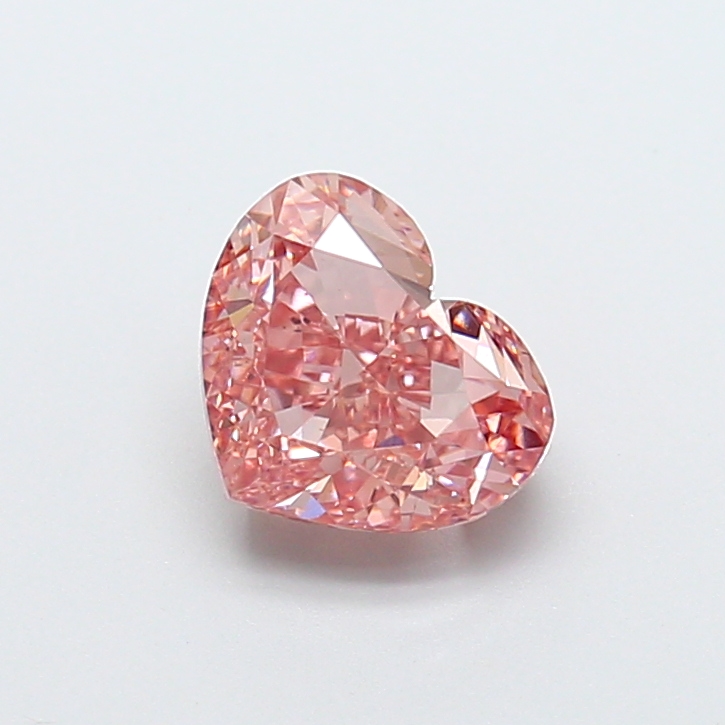 2.08 ct Pink (Intense) VS1 Heart Modified lab-grown diamond