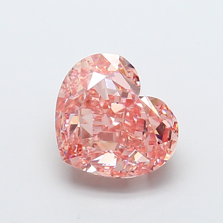 2.81 ct Pink (Intense) VS2 Heart Modified lab-grown diamond