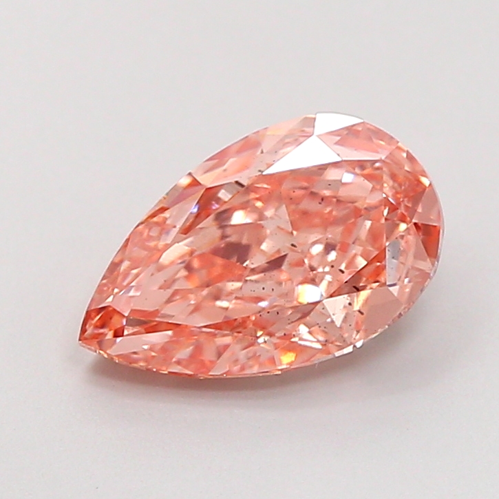 2.01 ct Pink (Intense) SI1 Pear Modified lab-grown diamond