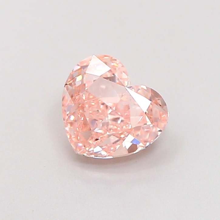 1.24 ct Pink (Fancy) VS1 Heart Modified lab-grown diamond