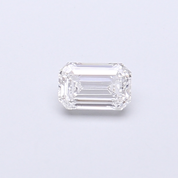 Actual 0.26 carat D Emerald lab-grown diamond