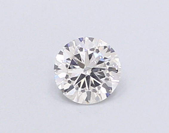 Actual 0.32 carat E Round lab-grown diamond