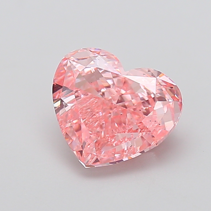 3.00 ct Heart Fancy Vivid Pink Lab-Grown Diamond