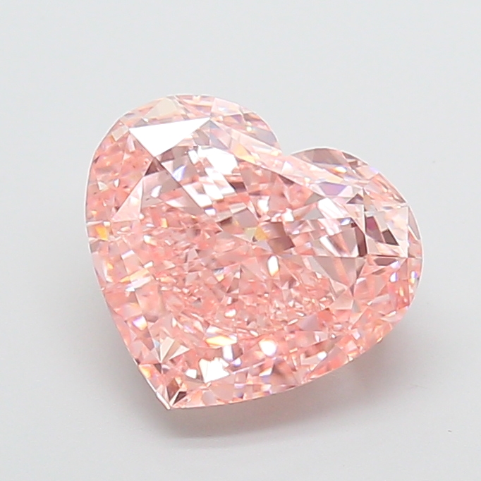 5.02 ct Heart Fancy Intense Pink Lab-Grown Diamond