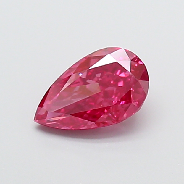 1.55 ct Pear Fancy Vivid Pink Lab-Grown Diamond
