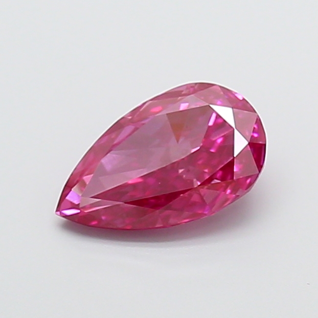 1.57 ct Pear Fancy Vivid Pink Lab-Grown Diamond