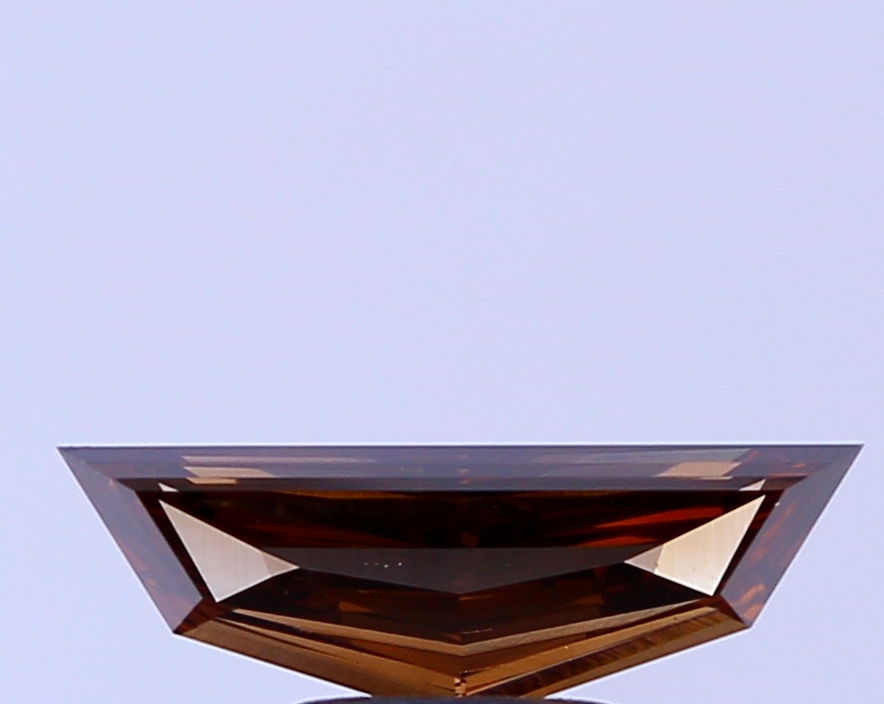 1.02 ct Cadillac Fancy Vivid Brown Lab-Grown Diamond