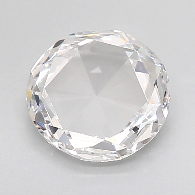 2.29 carat Rose Round lab grown diamond, E VS1, IGI certified