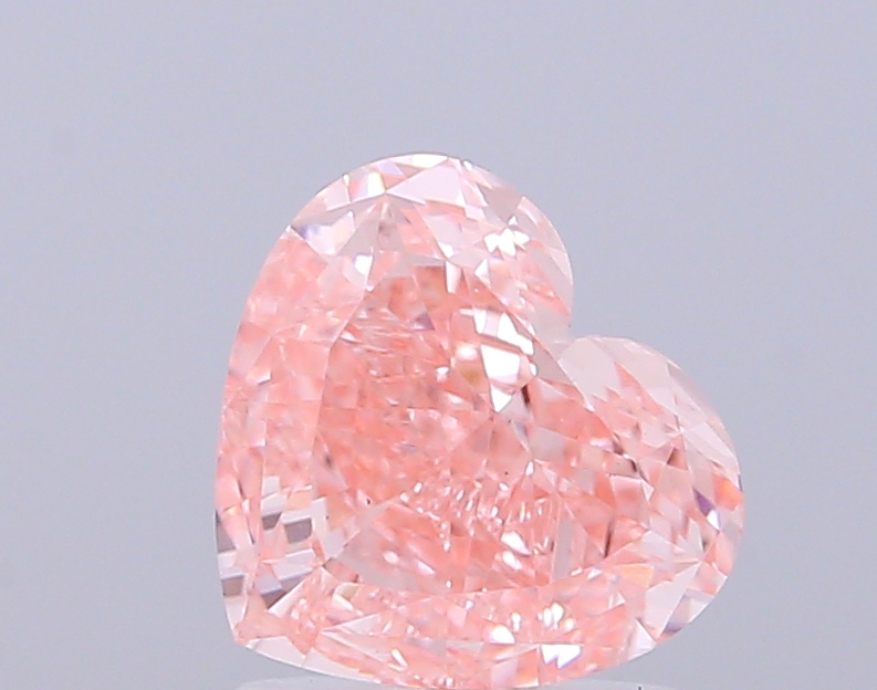 2.01 ct Heart Fancy Vivid Pink Lab-Grown Diamond