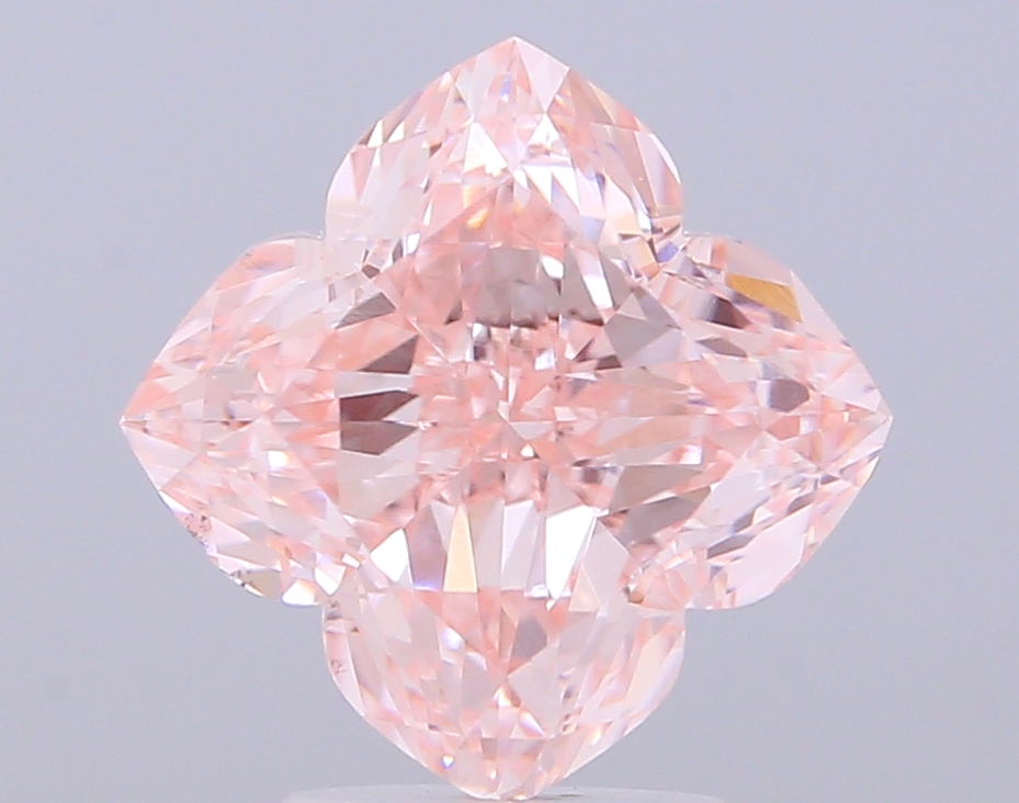 5.01 ct Lily Cut Fancy Intense Pink Lab-Grown Diamond