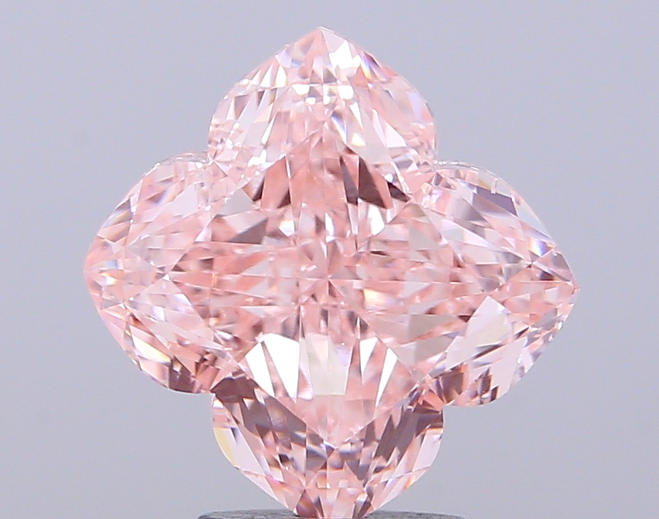 5.01 ct Lily Cut Fancy Intense Pink Lab-Grown Diamond