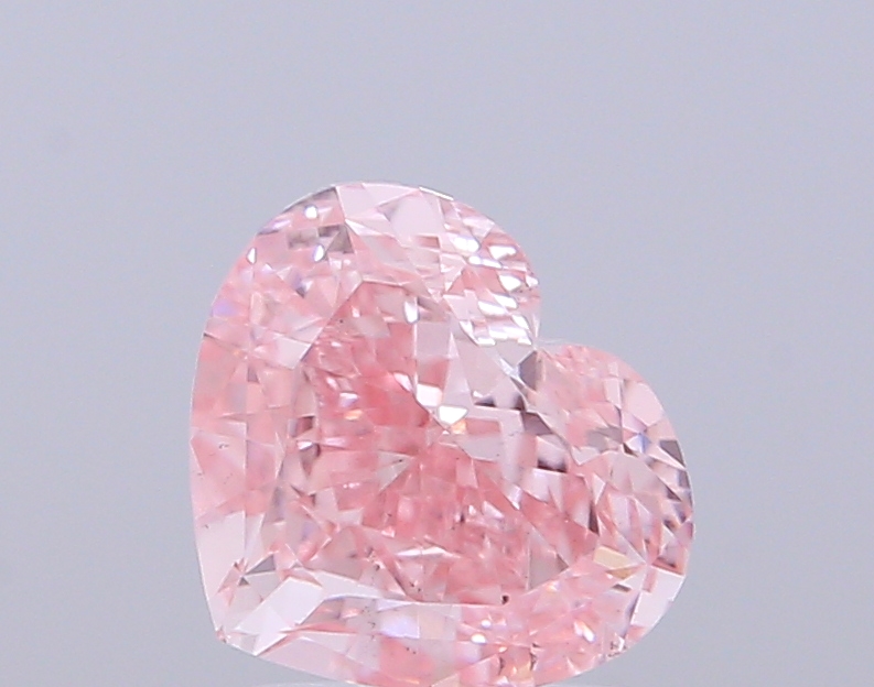 2.00 ct Heart Fancy Vivid Pink Lab-Grown Diamond