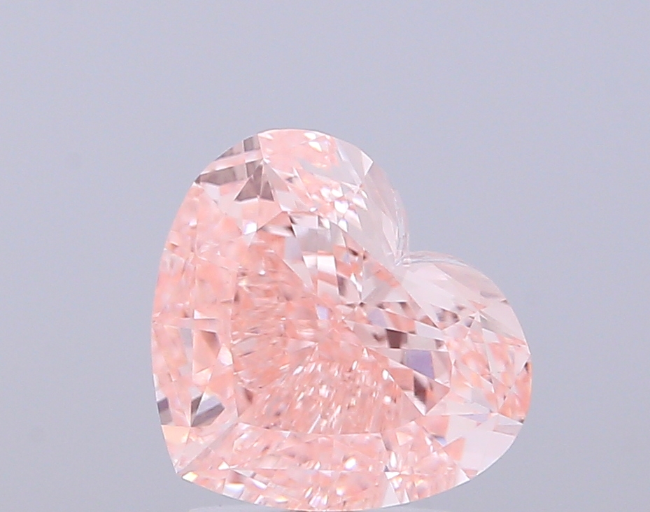 3.03 ct Heart Fancy Intense Pink Lab-Grown Diamond