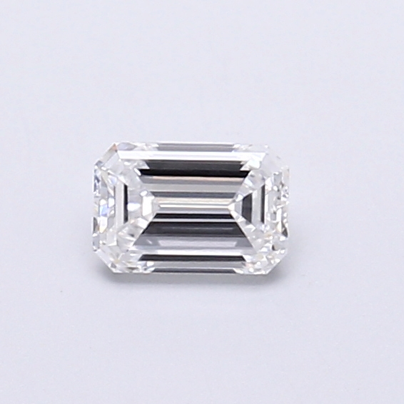 Actual 0.28 carat D Emerald lab-grown diamond