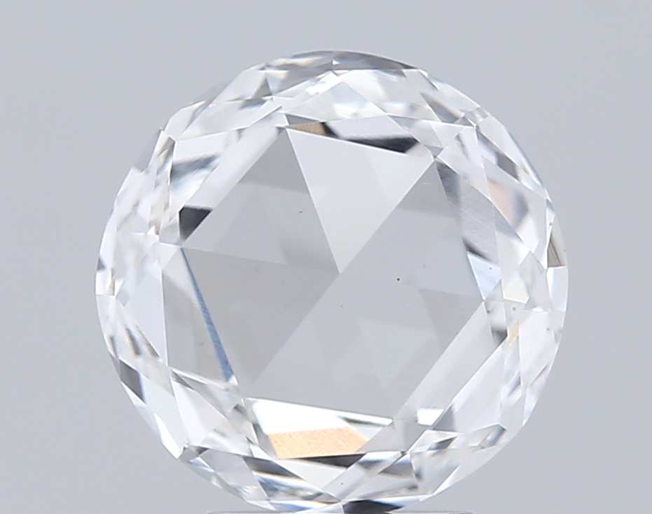 2.47 carat Rose Round lab grown diamond, F VVS2, IGI certified