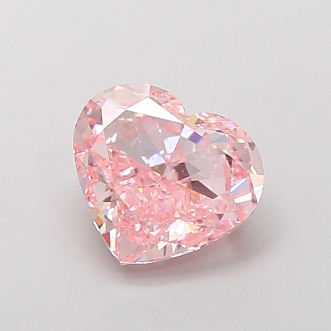 2.99 ct Heart Fancy Vivid Pink Lab-Grown Diamond