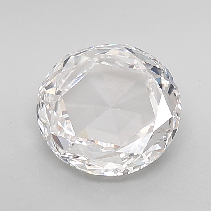 2.72 carat Rose Round lab grown diamond, E VS1, IGI certified