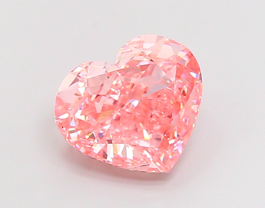 4.30 ct Heart Fancy Vivid Pink Lab-Grown Diamond
