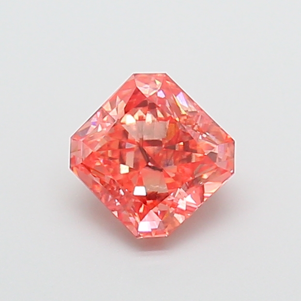 1.99 ct Radiant Fancy Vivid Pink Lab-Grown Diamond