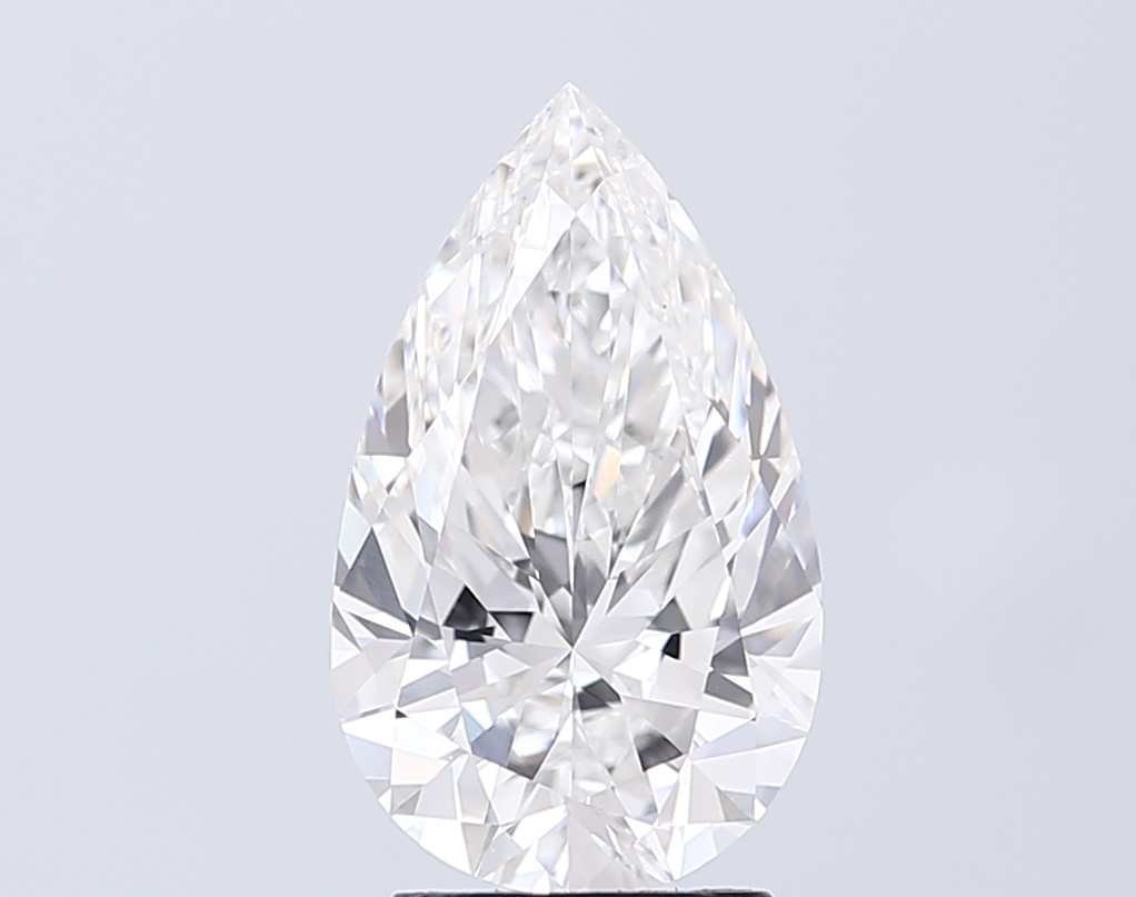 3.04 ct E VVS1 Pear Brilliant lab-grown diamond