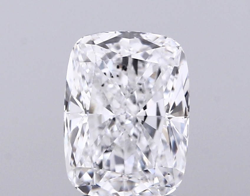 2.50 ct D VS2 Cushion lab-grown diamond