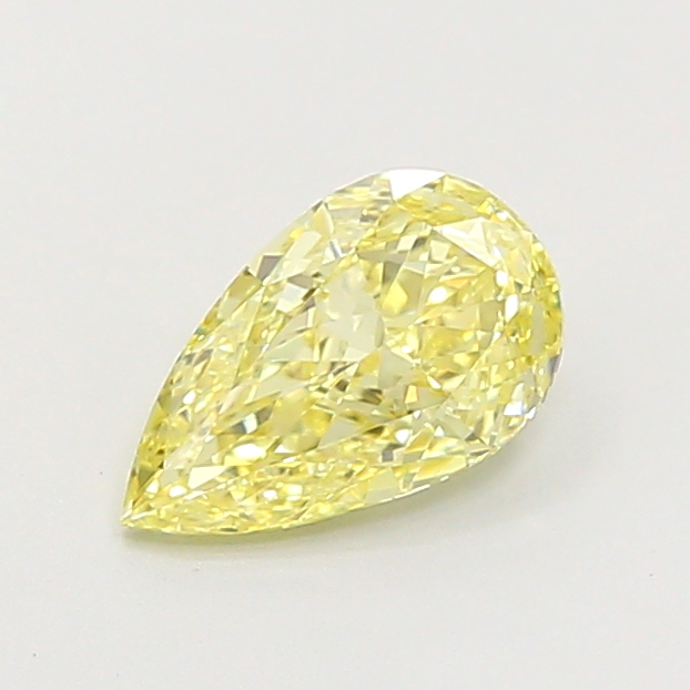 1.00 ct Pear Fancy Intense Yellow Lab-Grown Diamond