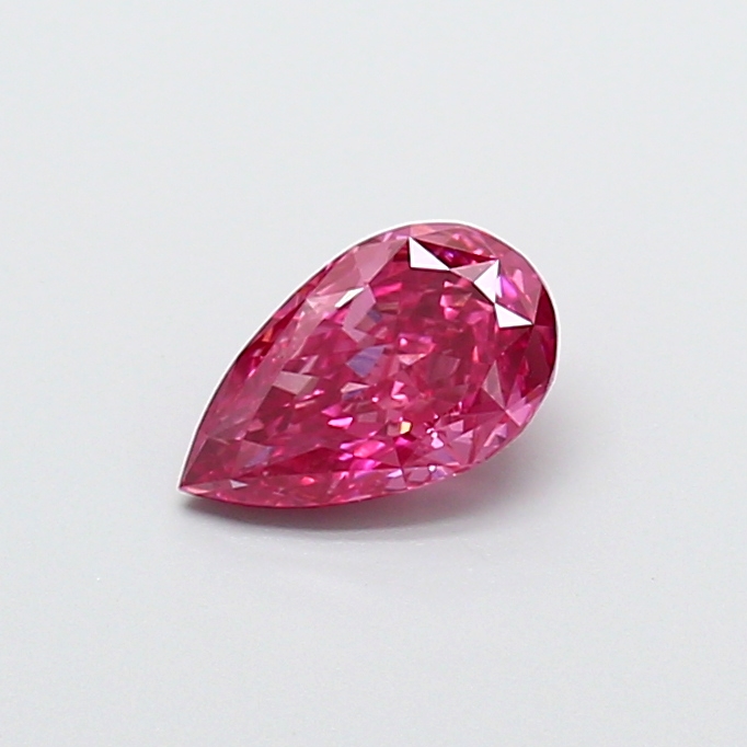 1.01 ct Pear Fancy Vivid Pink Lab-Grown Diamond