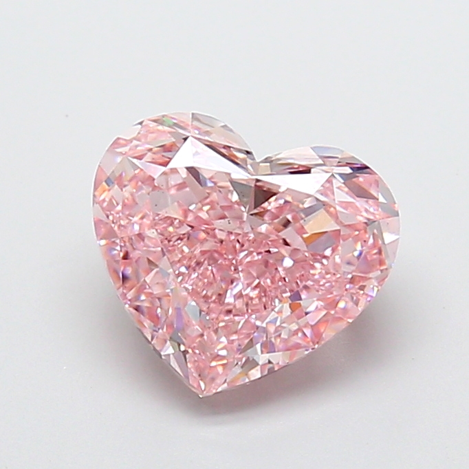 4.03 ct Heart Fancy Intense Pink Lab-Grown Diamond