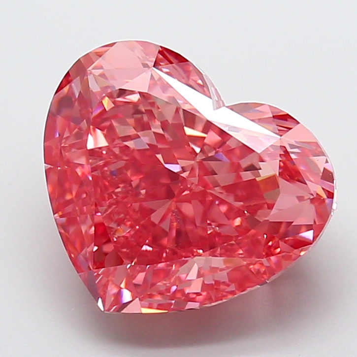 10.04 ct Heart Fancy Vivid Pink Lab-Grown Diamond