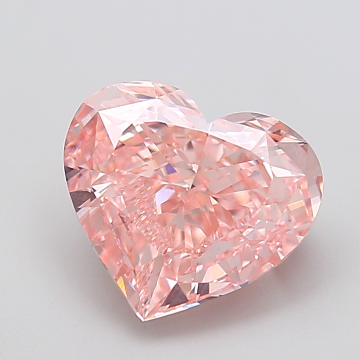 5.02 ct Heart Fancy Intense Pink Lab-Grown Diamond