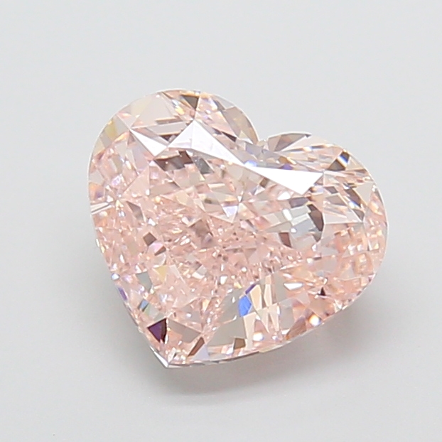 3.01 ct Heart Fancy Light Pink Lab-Grown Diamond