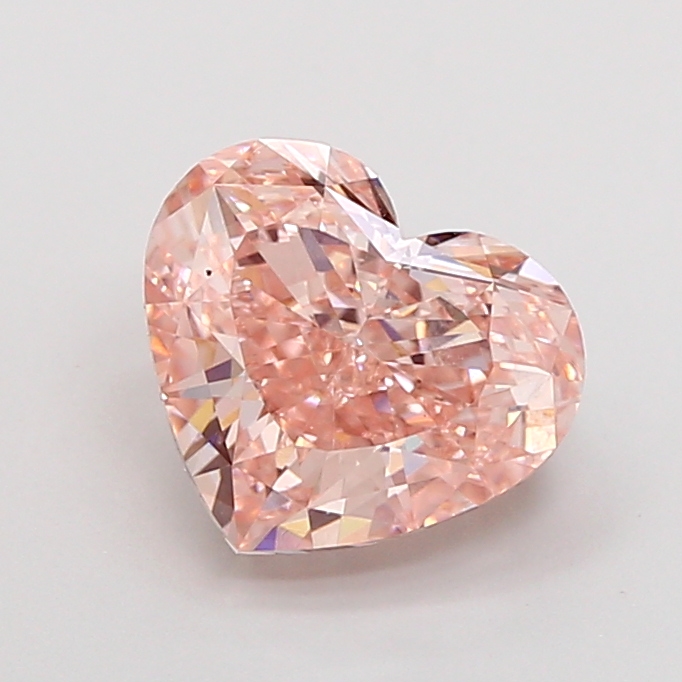 2.51 ct Heart Fancy Intense Pink Lab-Grown Diamond