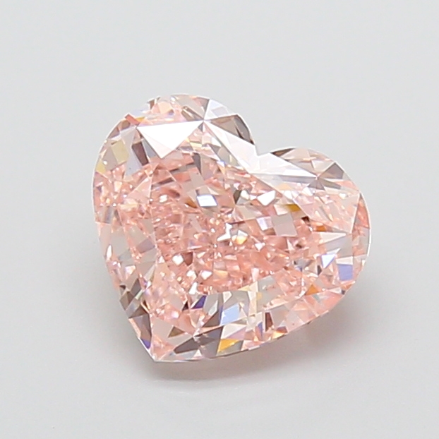 2.52 ct Heart Fancy Intense Pink Lab-Grown Diamond