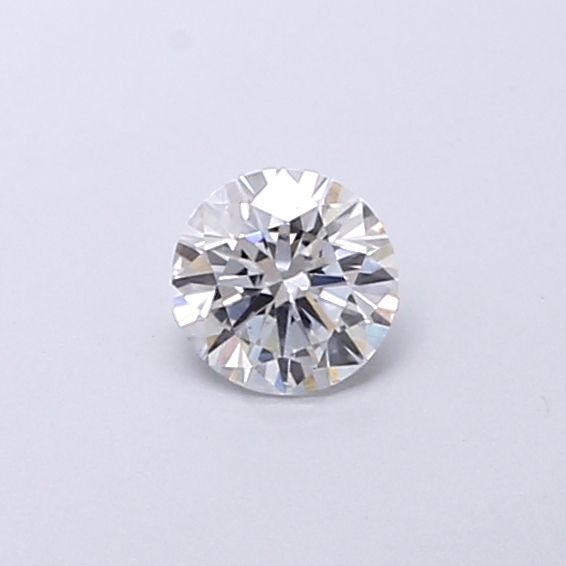 Actual 0.35 carat E Round lab-grown diamond