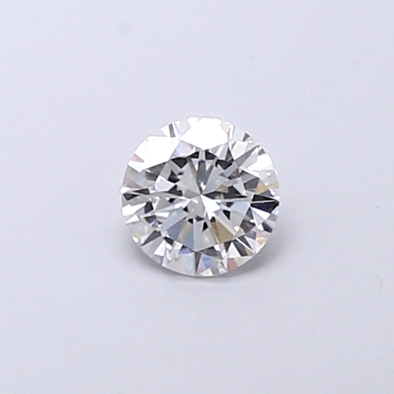 Actual 0.34 carat E Round lab-grown diamond
