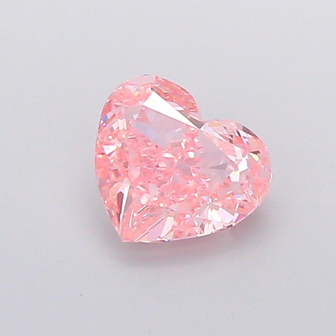 2.15 ct Pink (Intense) VS1 Heart Modified lab-grown diamond