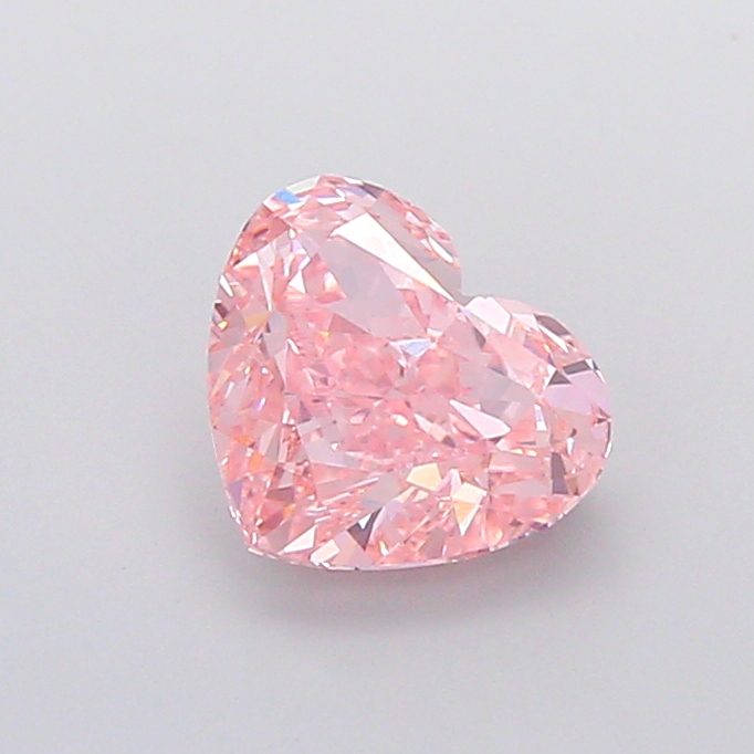 2.51 ct Pink (Intense) VS1 Heart Modified lab-grown diamond