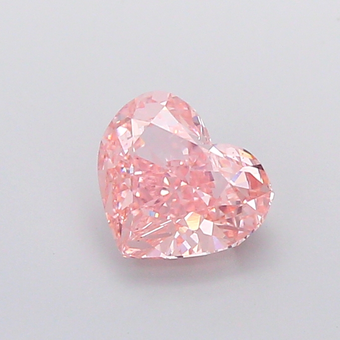 2.09 ct Pink (Intense) VS1 Heart Modified lab-grown diamond