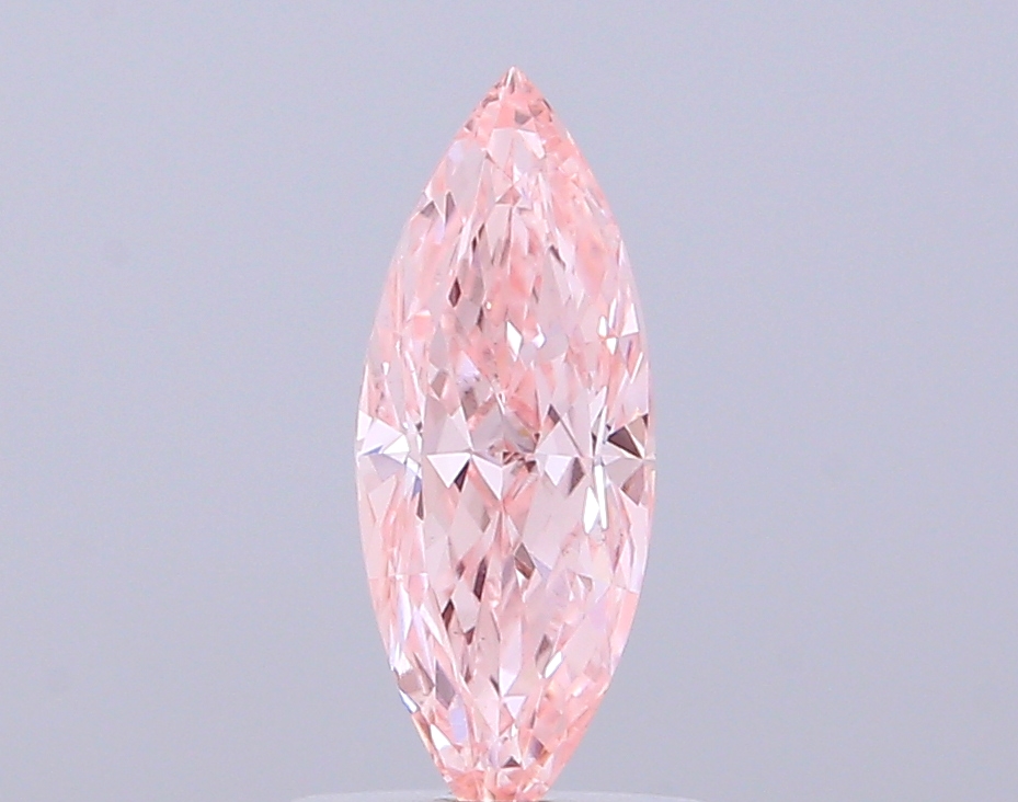 1.01 ct Marquise Fancy Vivid Pink Lab-Grown Diamond