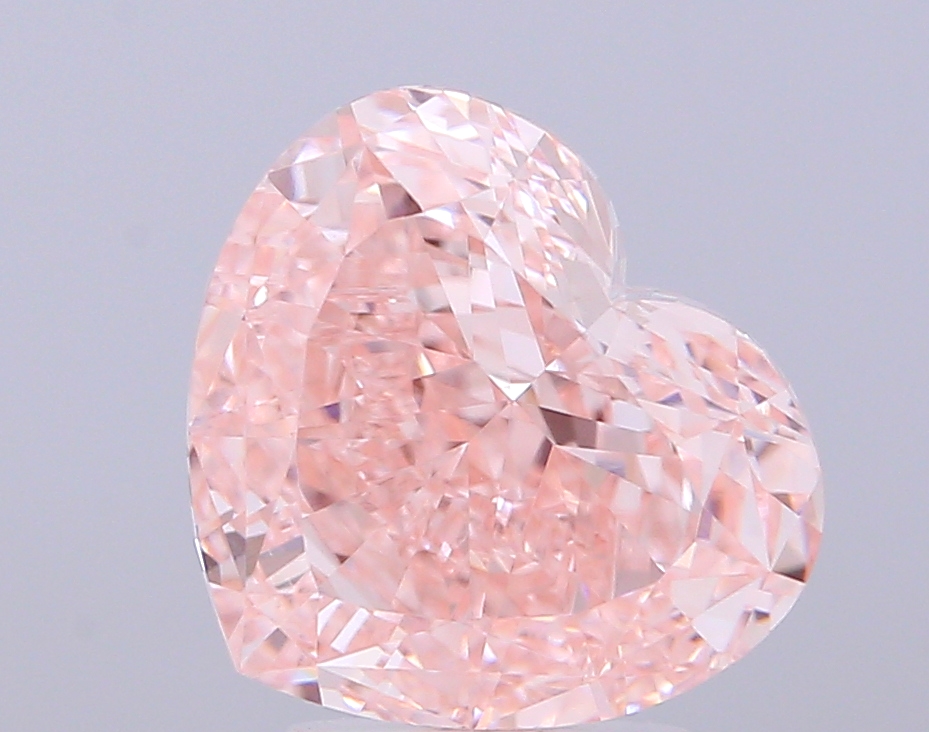 5.01 ct Heart Fancy Intense Pink Lab-Grown Diamond