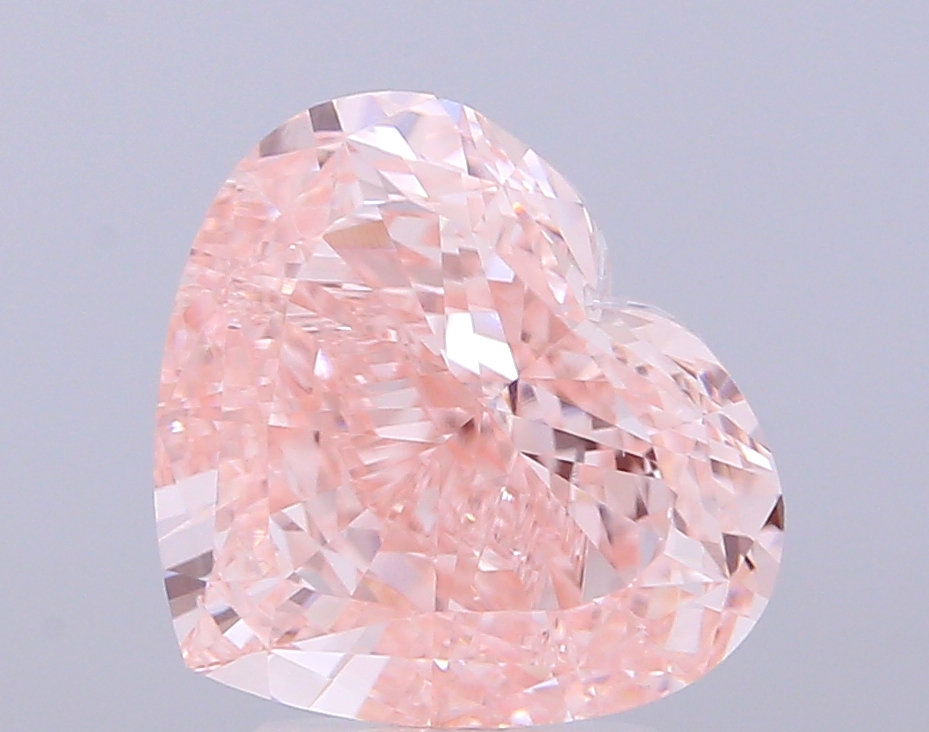 5.01 ct Heart Fancy Intense Pink Lab-Grown Diamond