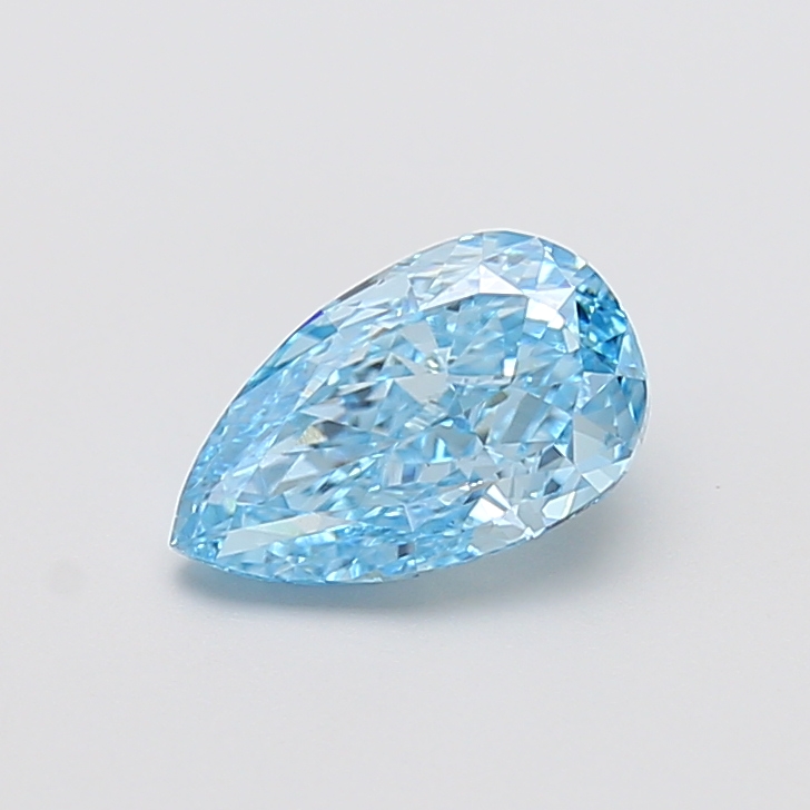1.66 ct Blue (Vivid) VS1 Pear Modified lab-grown diamond