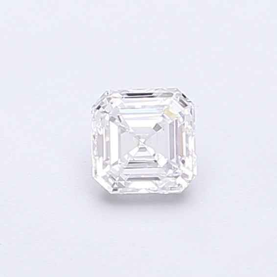 Actual 0.31 carat D Asscher lab-grown diamond