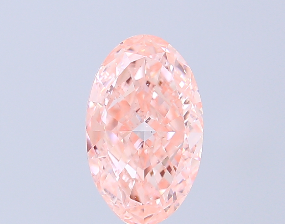 3.00 ct Oval, Fancy Vivid Pink VS1 IGI CVD