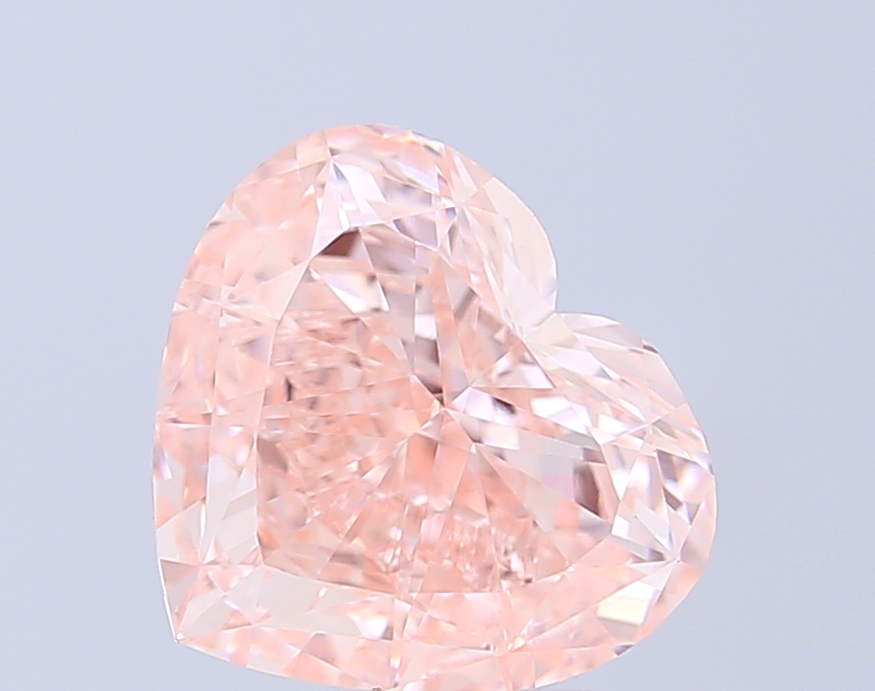 5.03 ct Heart, Fancy Intense Pink VS1 IGI CVD