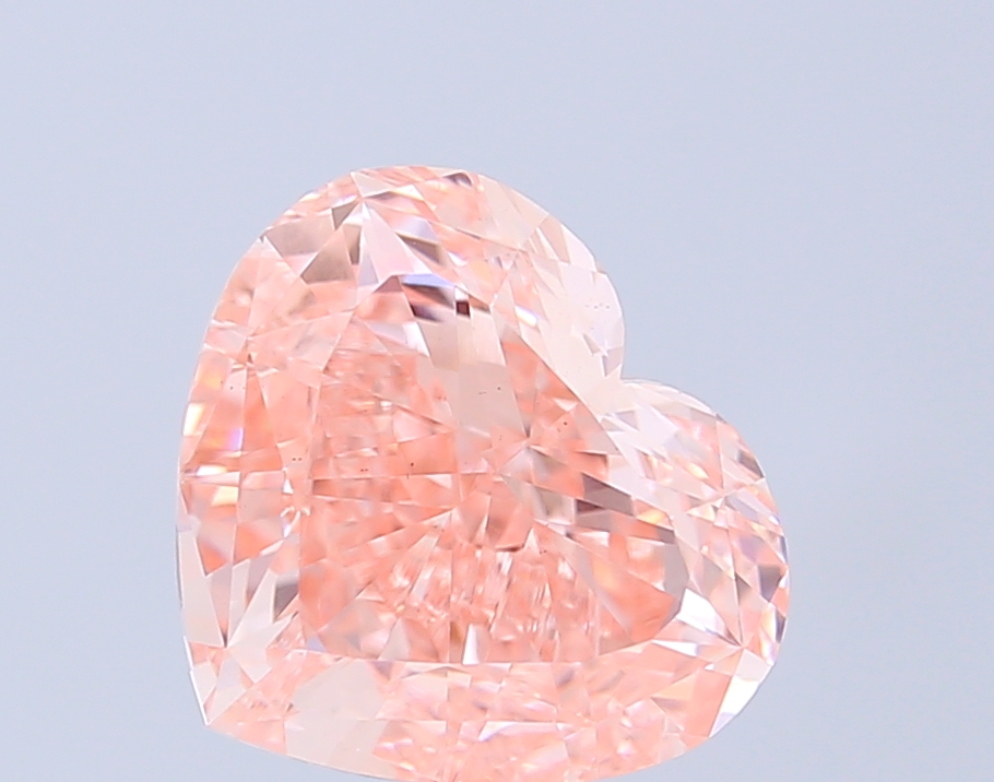 5.00 ct Heart, Fancy Vivid Pink VS1 IGI CVD